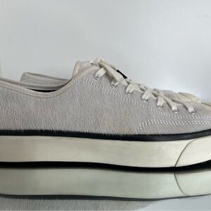 Converse x CLOT Jack Purcell PANDA Sneakers A00322C Men's Shoes Size 12 Faux Fur